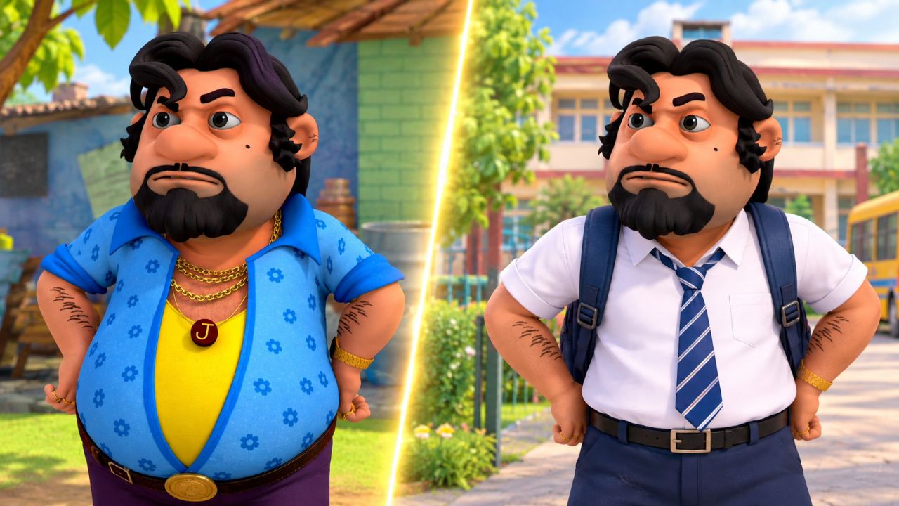 Motu Patlu cartoon Characters vs School life 🧑‍🏫
