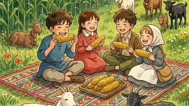 Bachpan Ki Dosti | Bakriyan Charana Aur Bhutte Sekna