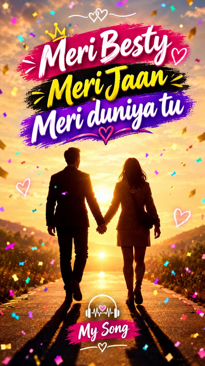 💖 Meri Besty, Meri Jaan, Meri Duniya Tu ❤️ | Best Friend Special Song 🎶