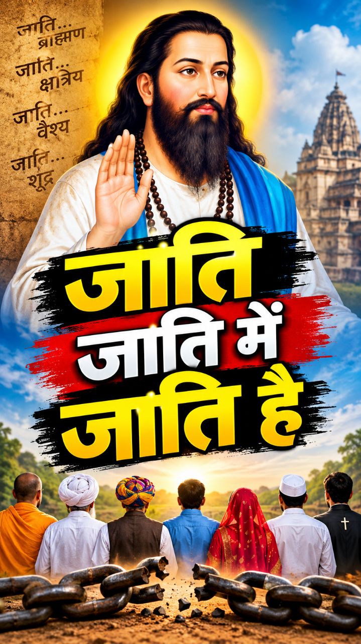 जाति जाति में जाति है। गुरु रविदास जी का सन्देश।