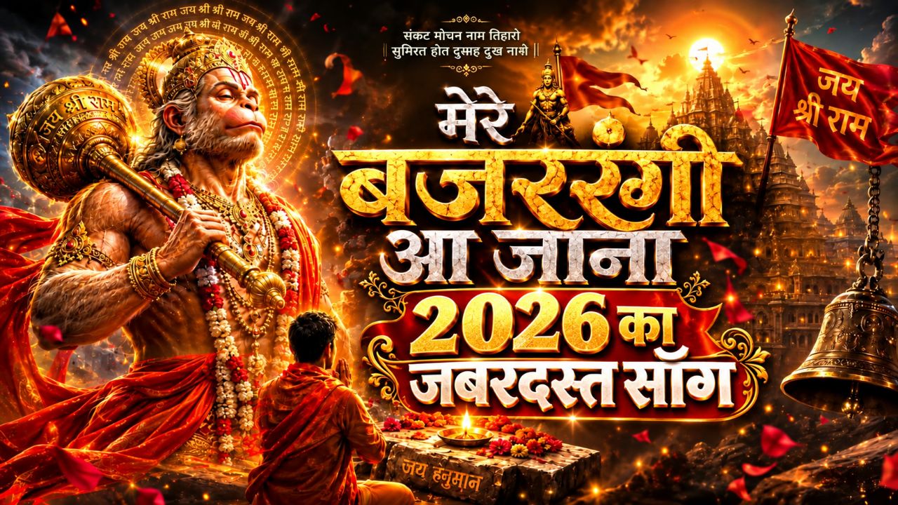 मेरे बजरंगी आ जाना, मेरे संकट हर जाना 2026 का जबरदस्त सॉन्ग.