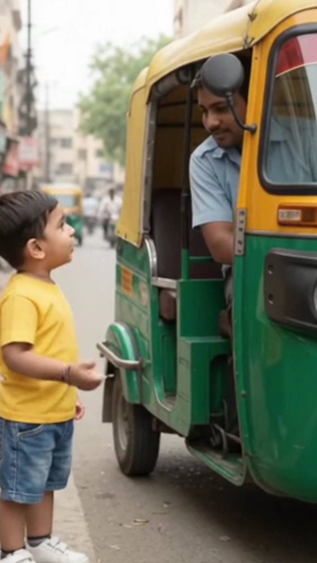 😂 Baby ने Auto वाले को भी चौंका दिया! ₹50 का किराया सुनकर बोला VIP बनकर पैदल जाऊँगा! 🤣🚕