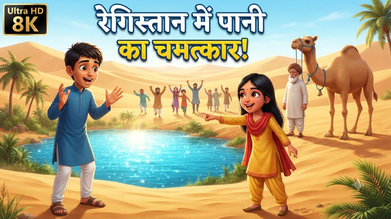 रेगिस्तान में पानी का चमत्कार 💧🏜️ | रहीम की मेहनत | Hindi Moral Story | दिल छू लेने वाली कहानी