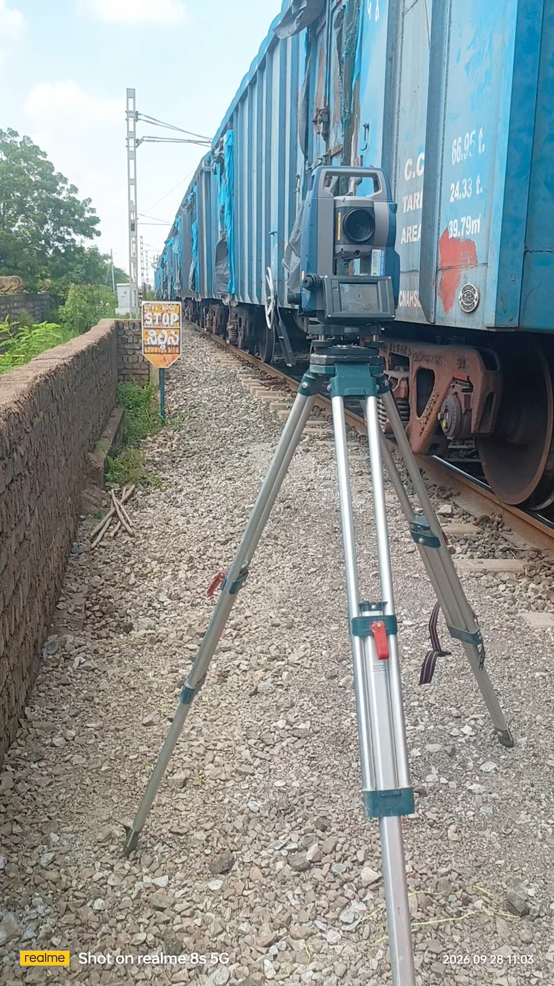 Railway survey work