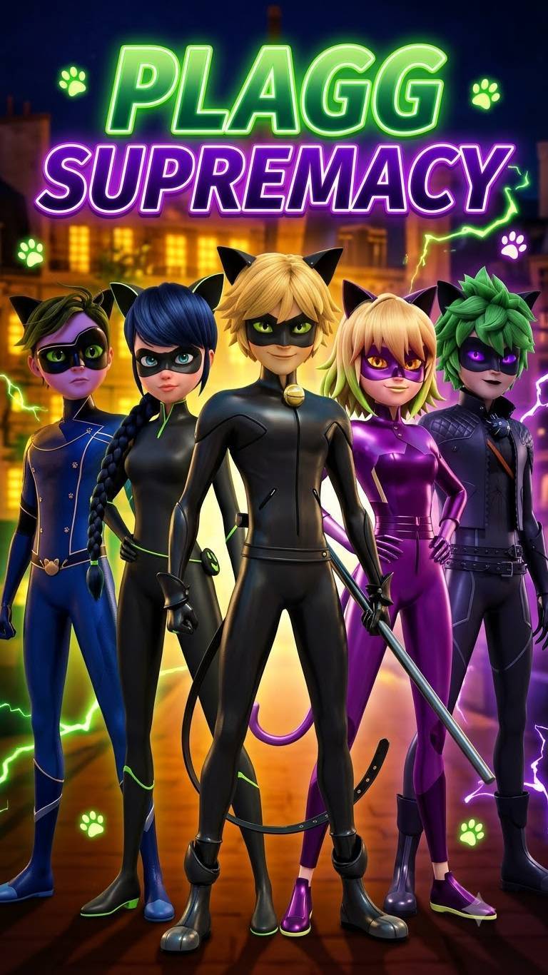 all 5 black  cat Miraculous  holder .  #shorts #miraculous