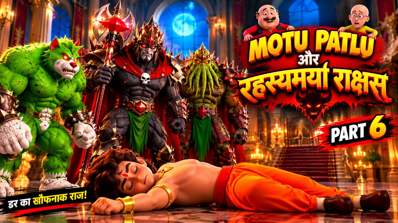 Motu Patlu Aur Rahasyamayi Rakshas 😱 | Darr Ka Khaufnaak Raaz | Hindi Cartoon Story