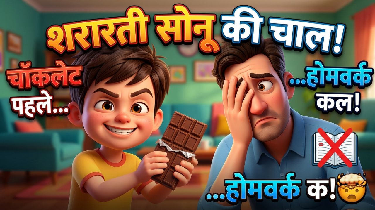 सोनू का चॉकलेट वाला बहाना 😂