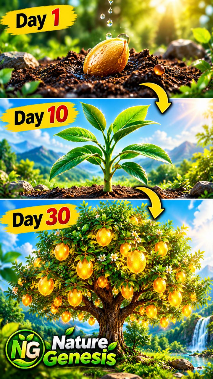 A Tiny Seed Grows Into a Magical Fruit Tree! 🌱🌳✨ #Shorts
