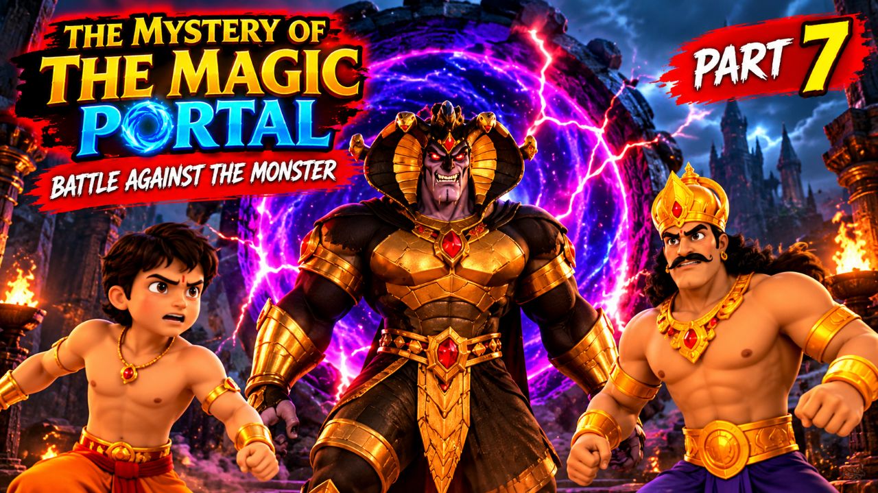 🔥 The Mystery of the Magic Portal 😱 | Battle Against the Monster | Fantasy Adventure Story