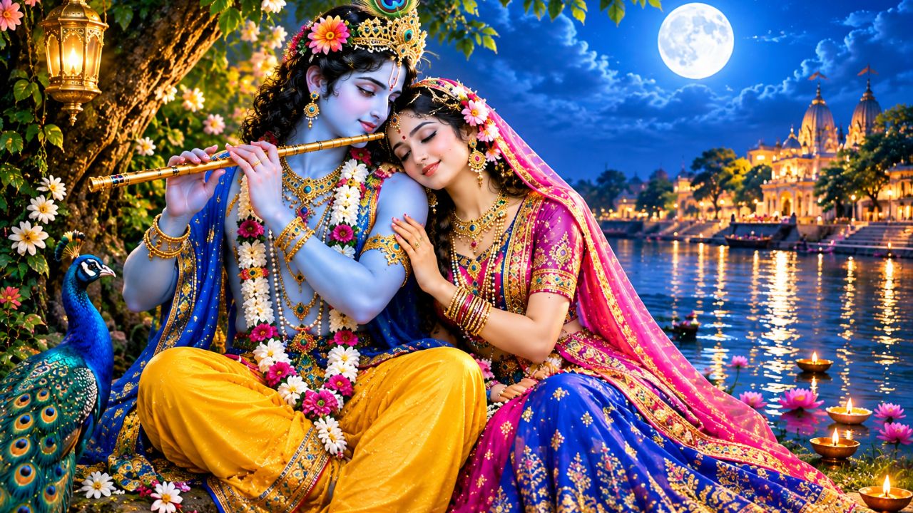 राधा कृष्ण एंड महादेव जी एंड हनुमान जी