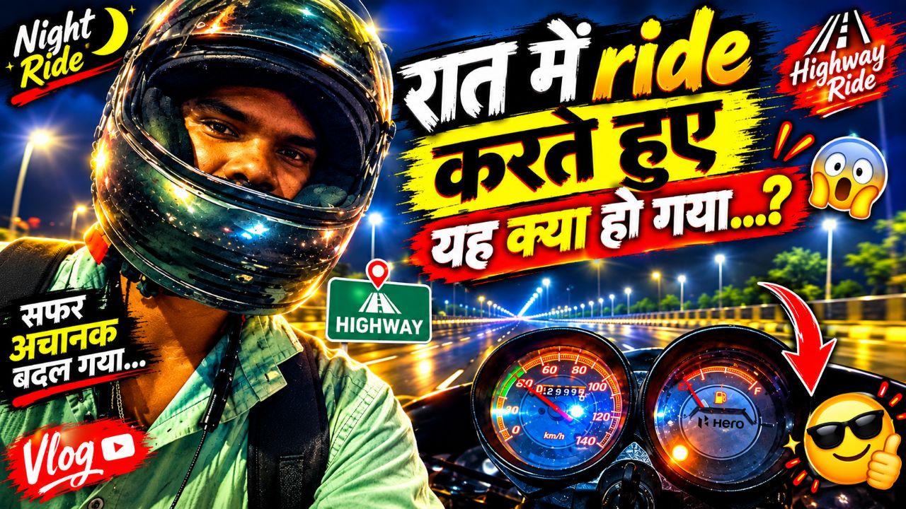 👉 “अंधेरी रात, खाली Highway और फिर… 😱 | Night Ride Vlog” @Bideo @Mishra Brothers Music @Mojshahid
