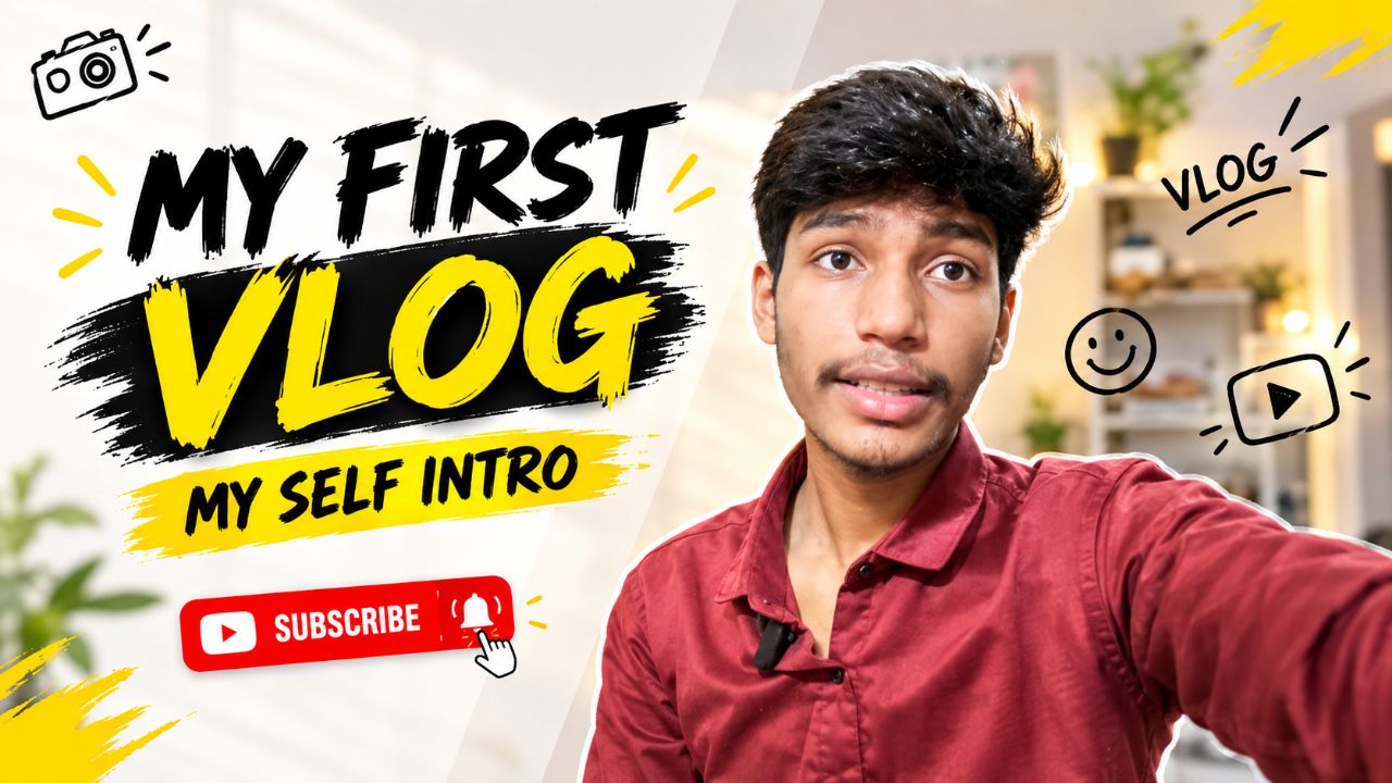 My first vlog my self intro