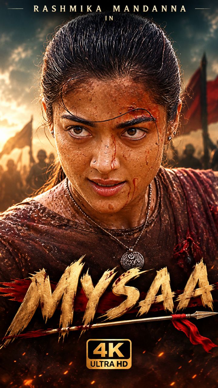Rashmika Mandanna Bani Tabahi! 🔥 MYSAA Teaser Review 😱 #shorts #mysaa
