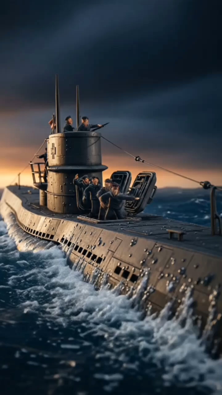 WW2 Uboat Surface Fight With Destroyer Follow For More Share With Friends