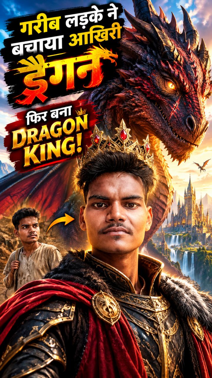 गरीब लड़के ने बचाया आखिरी ड्रैगन, फिर बना Dragon King!