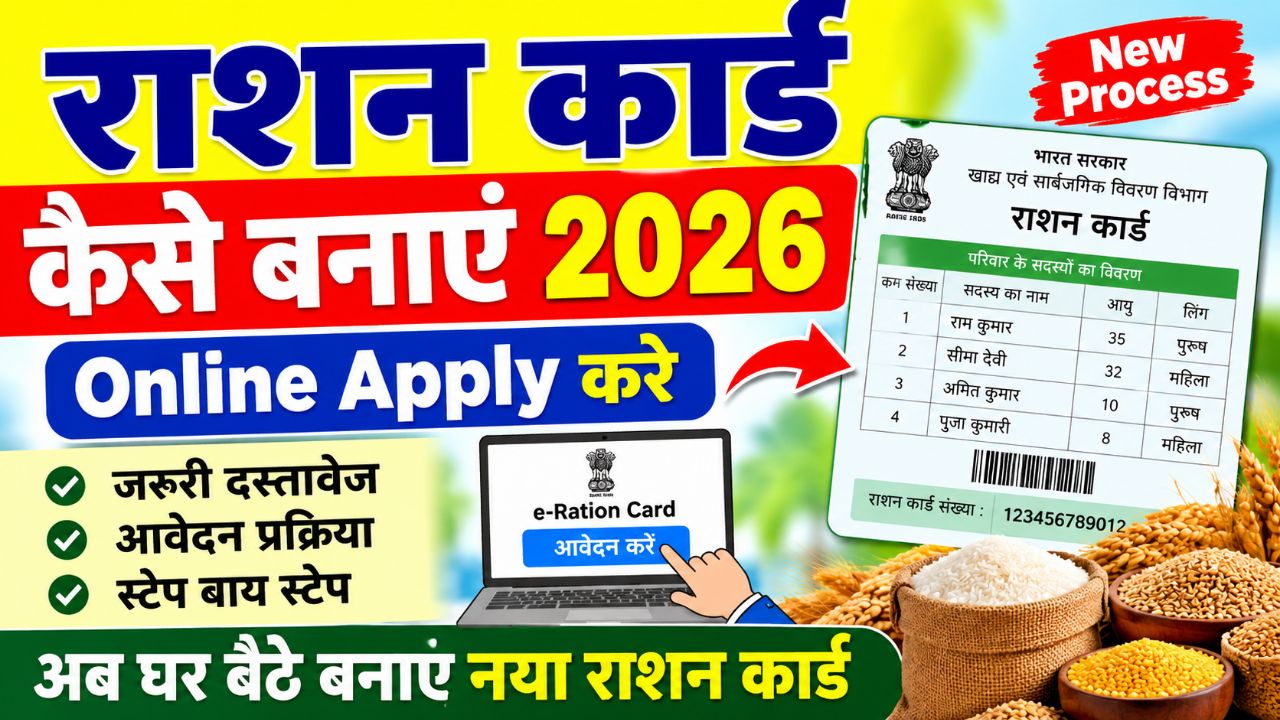 Ration Card Online Apply Kaise Kare 2026 | New Ration Card Apply Online | पूरी जानकारी