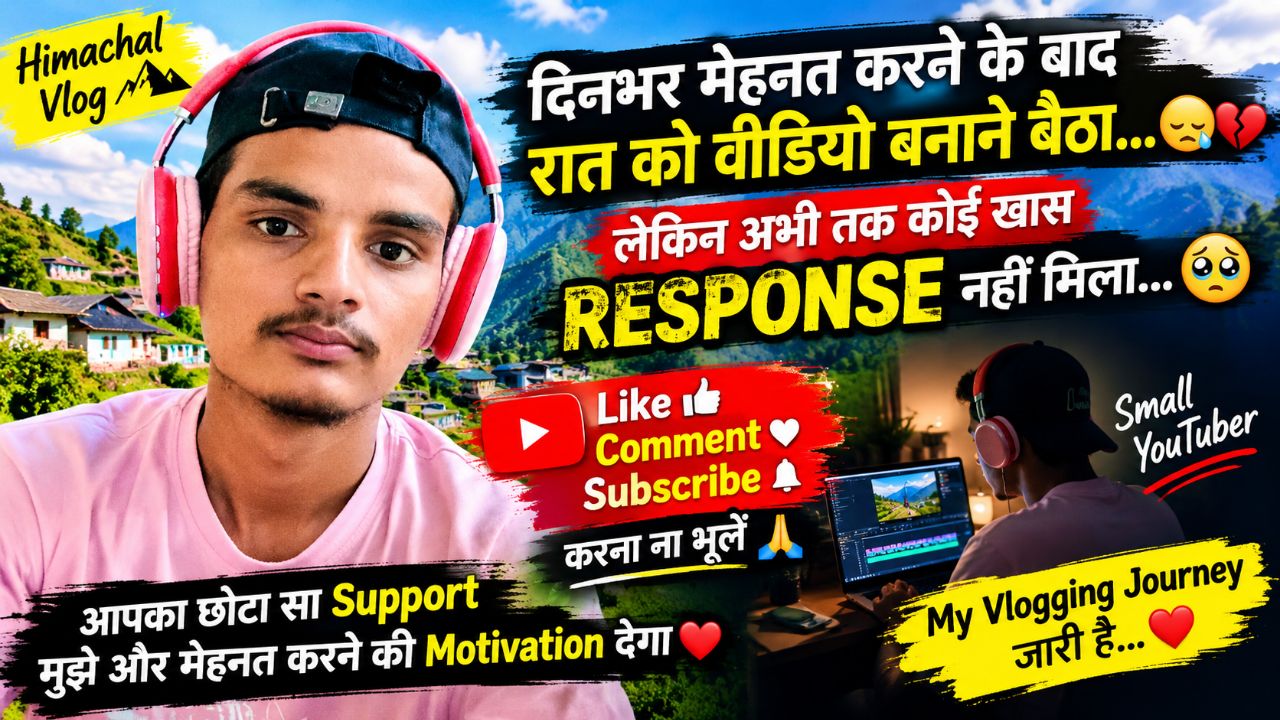 दिनभर काम किया 😔 रात को वीडियो बनाया… फिर भी कोई RESPONSE नहीं मिला 💔 | Please Support #NoResponse