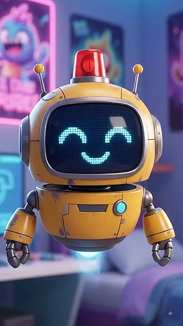 🤖 जब Robot ने Boy का Secret Camera पकड़ लिया! 😂📸funnycartoon#aivideo