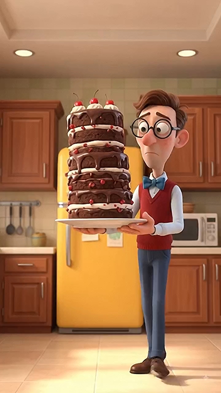 Itna bada cake birthday celebrate#trending#cartoonvideo #viral