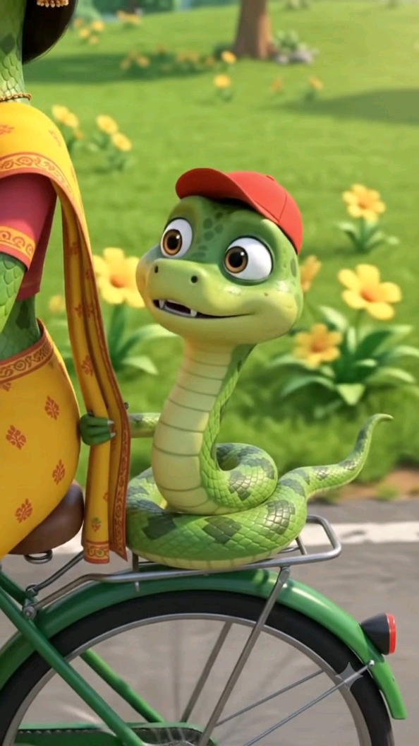 🐍 साइकिल पर निकला सांप, बाइक वाले ने ठोक दिया! 😂🤣 | Funny Snake Video