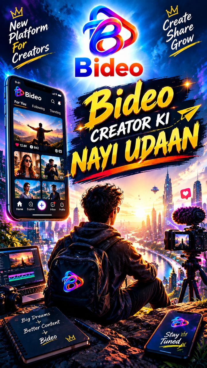 BIDEO 🚀 Creator Ki Nayi Udaan | New Rap Song Coming Soon 🔥