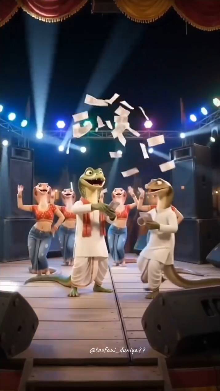 सांपवा गइल आर्केस्ट्रा देखने 😂