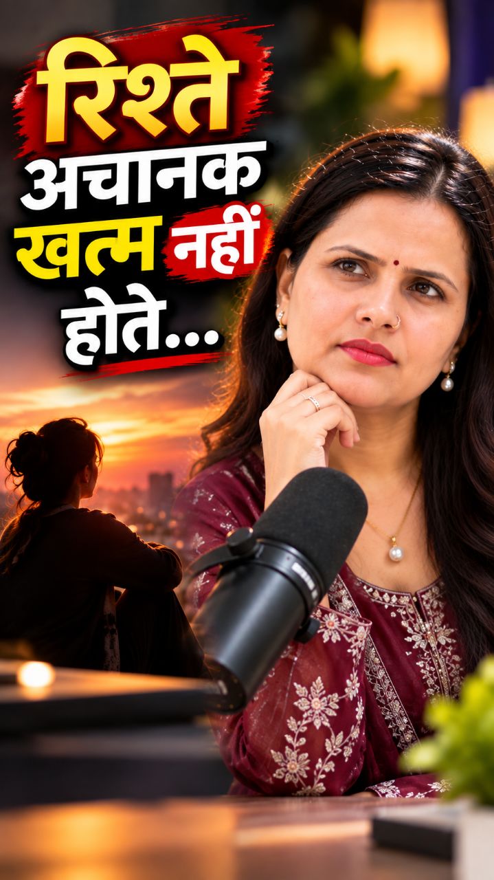 रिश्ते अचानक खत्म नहीं होते… अक्सर धीरे-धीरे कमजोर पड़ते हैं। ❤️