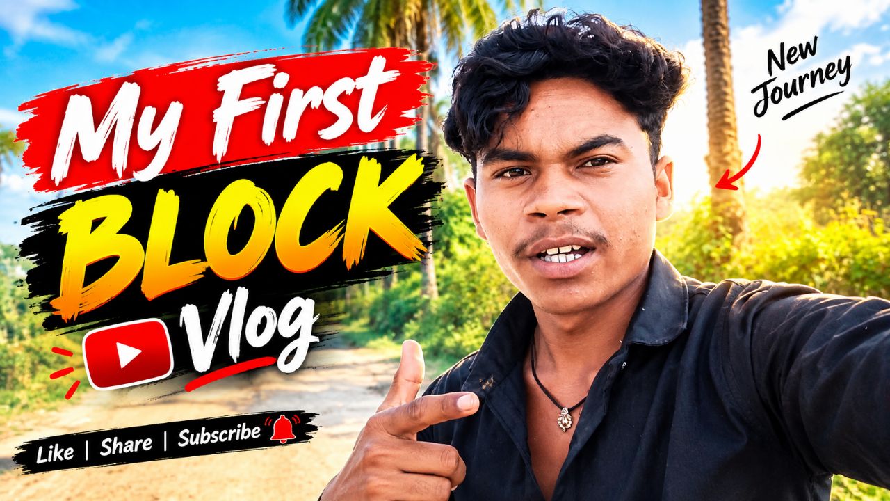 My First Vlog ❤️ | My First Vlog Video | New Journey Begins 🔥 | Umed Raj