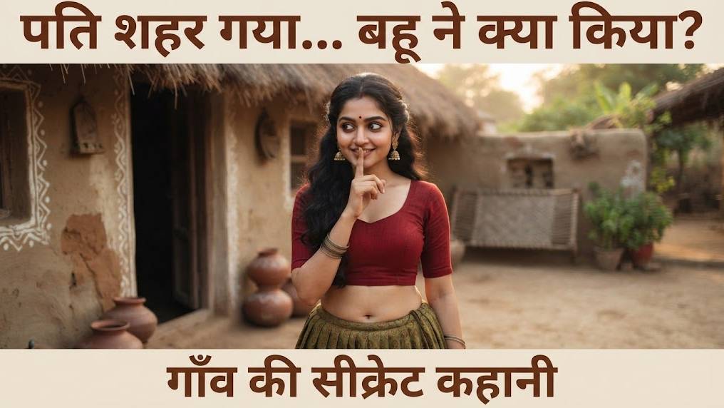 When Husband Left Village Bahu’s Hidden Feelings English story #viral #emotonlestory