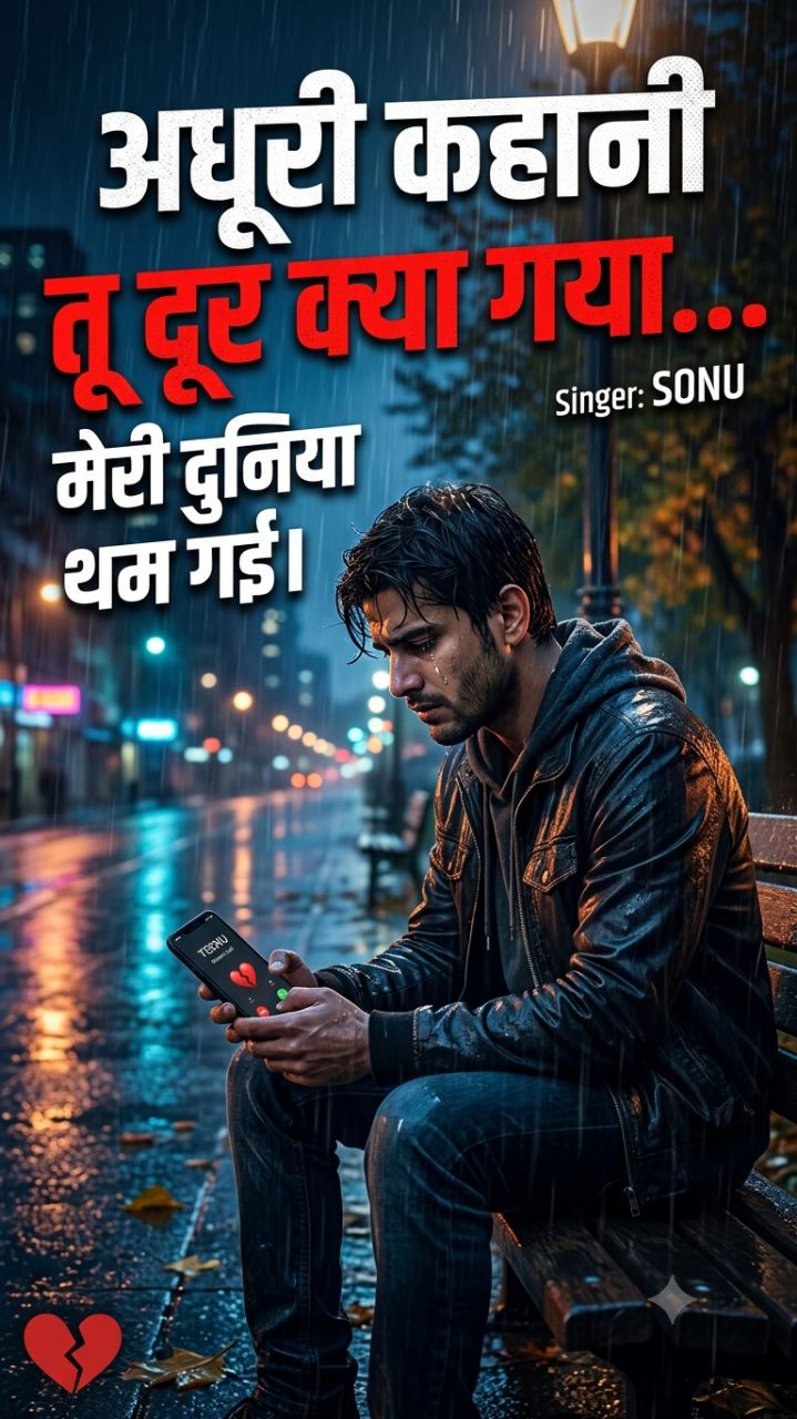 अधूरी कहानी… 💔 | Singer Sonu | Sad Hindi Song #Shorts
