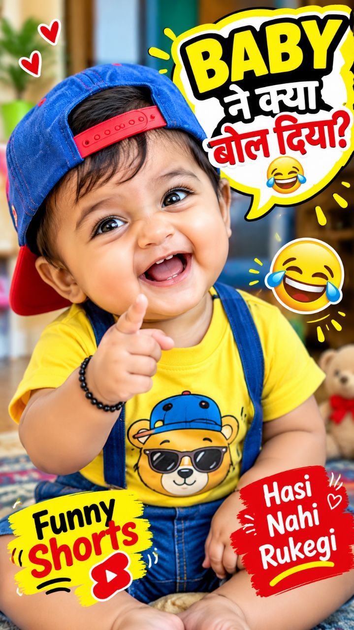 Baby Ki Cute Baat Sunke Hasi Nahi Rukegi 😂👶 | Funny Baby Shorts