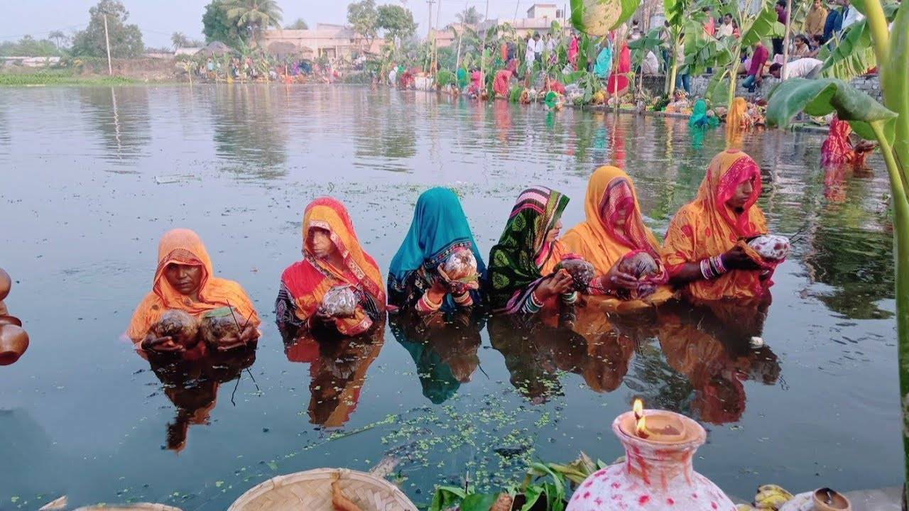 गांव का छठ पूजा🙏 | bihar chhath puja 2022 | chhath puja block video