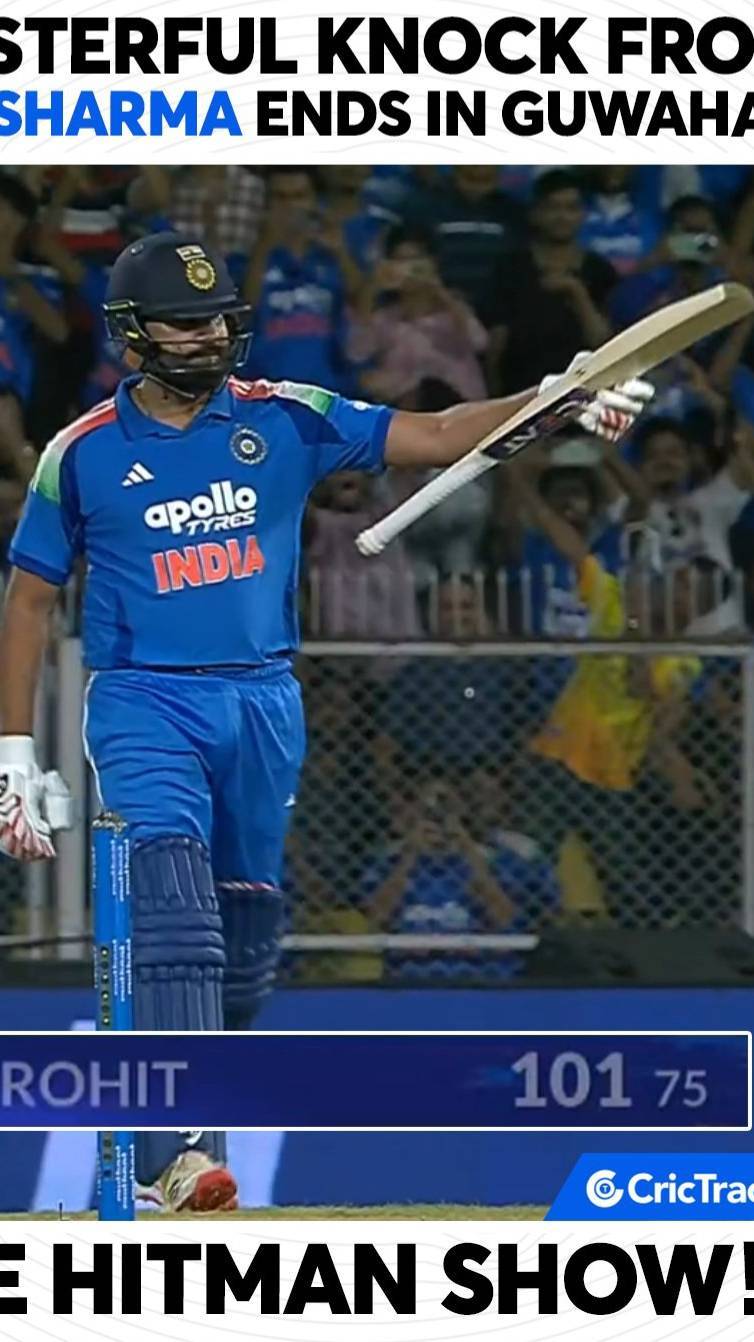 🔥 ROHIT SHARMA IS BACK! 💥 101 Runs & 35th ODI Century! 🔥

The Hitman lights up Guwahati with a st