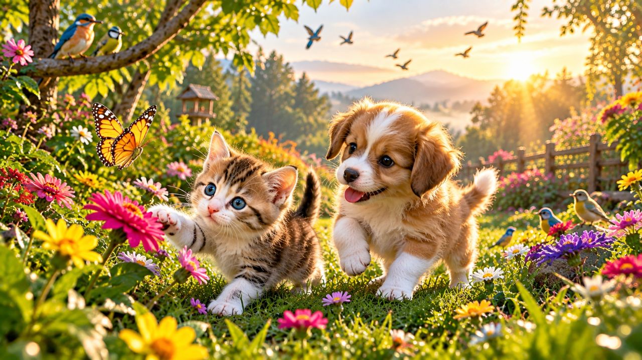 My first vlog with cats  in garden of India🇮🇳