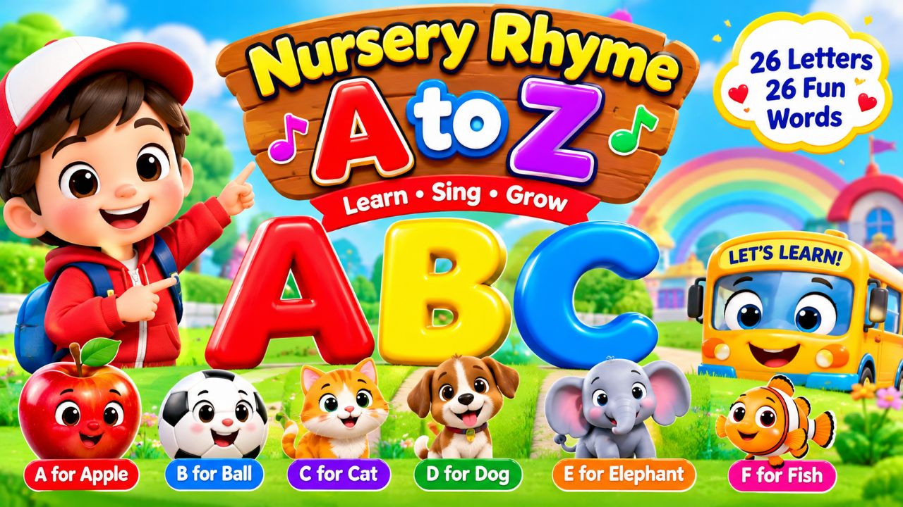 Create a Nursery Rhyme Video for Teaching Kids A to Z