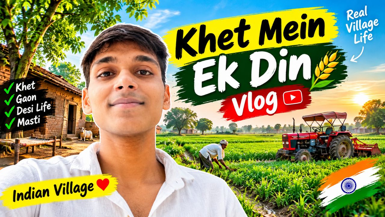 A Day in My Village 🌾 | खेतों में पूरा दिन | Indian Village Life Vlog