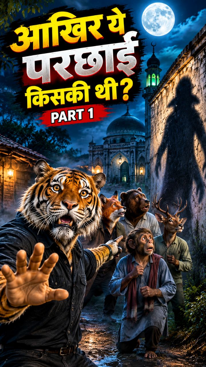 आखिर ये परछाई किसकी थी? 😱 Part 1 | Mysterious AI Story #Shorts #Mystery