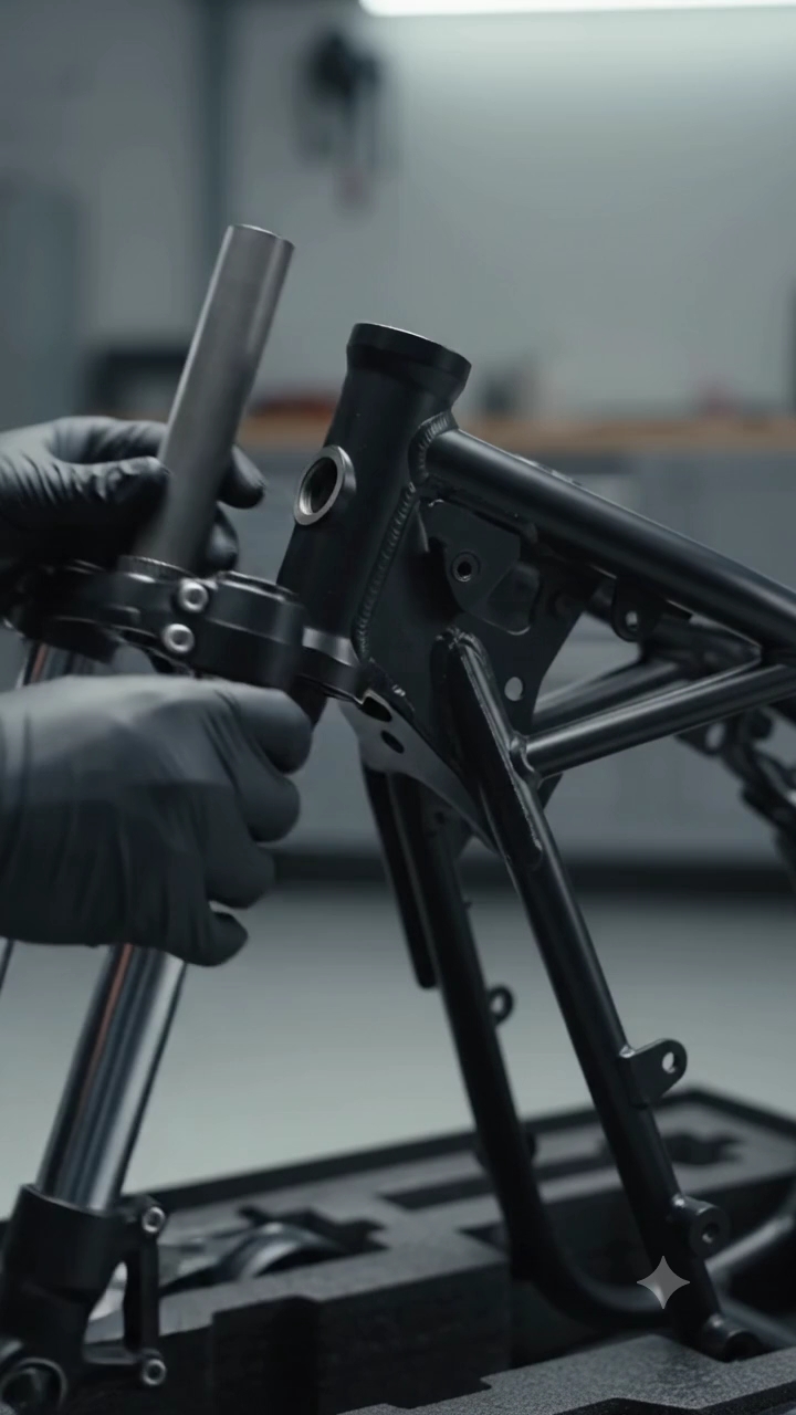 New motorcycle unboxing video AI