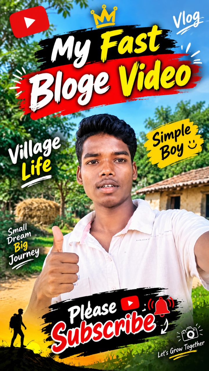 MY FIRST VLOG ❤️ | एक छोटे से गाँव के Simple Boy की बड़ी Journey | DAY 1/365 🚀