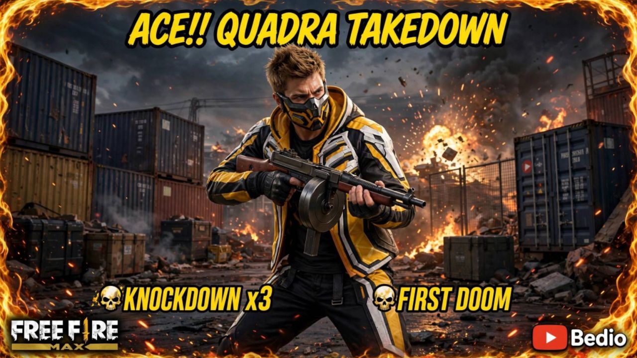 Ace quaora 1v4... Free fire max.....