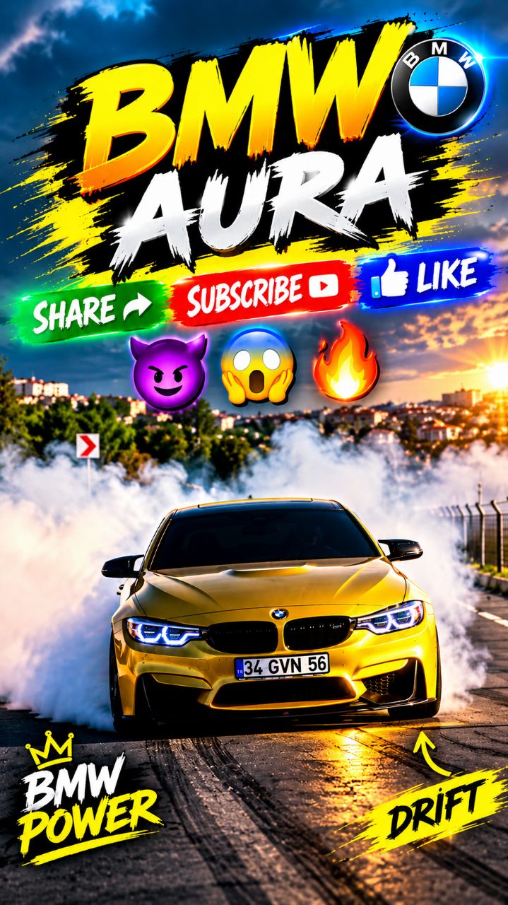 BMW AURA 🔥 Ultimate Drift Power 😈🏎️#Shorts #geming #Comedy #Short