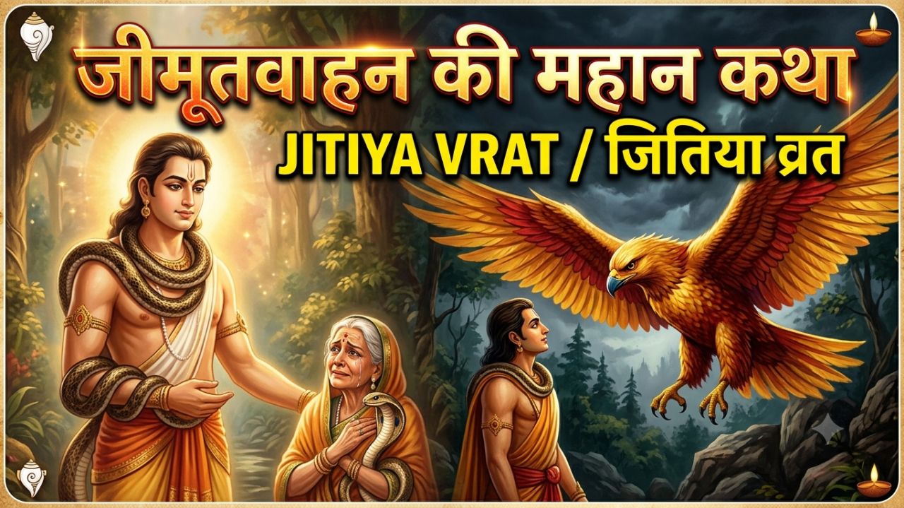 🌸 Jitiya Vrat Ki Pauranik Katha | Jimutavahana Ki Kahani 🙏
