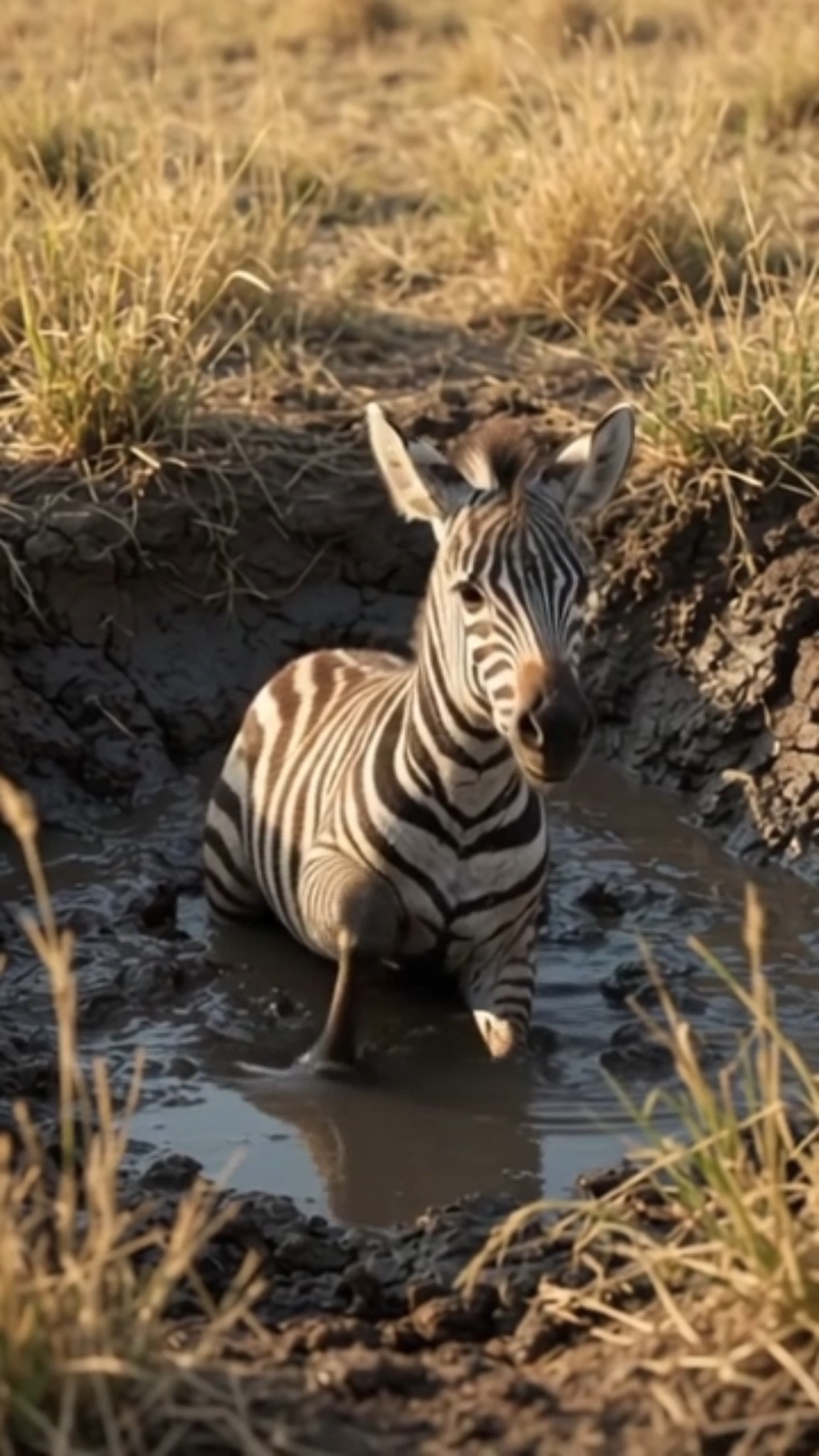🦁🦒 The Lion Who Rescued a Giraffe from a Drain! ❤️🐾
