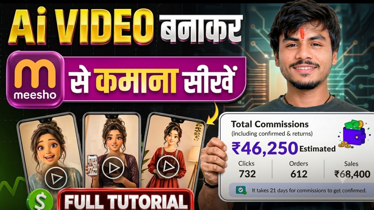 Meesho Creator Club: AI Videos से घर बैठे पैसे कमाने का सीक्रेट तरीका 💸