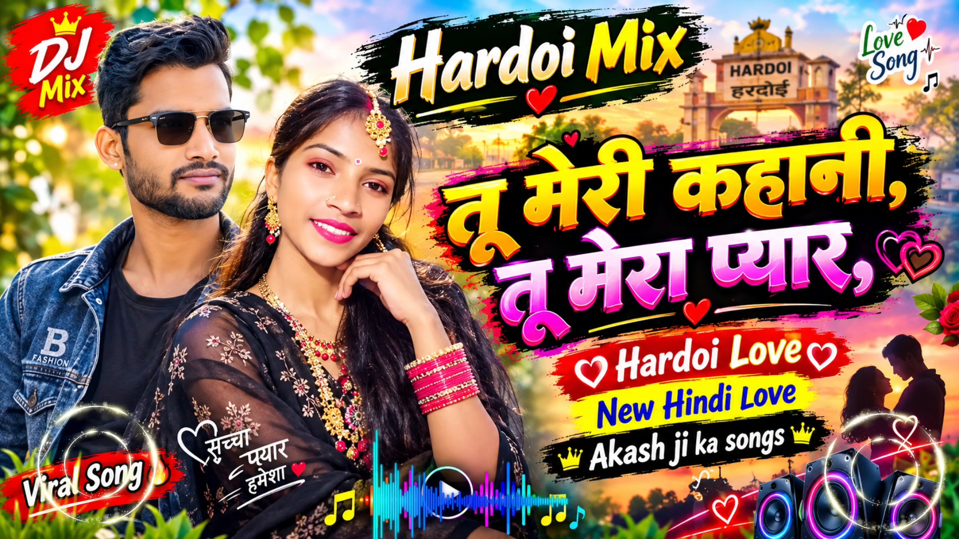 🎧 तू मेरी कहानी तू मेरा प्यार ❤️ | Akash Ji New Romantic DJ Song | Viral Love Mix #90s #akashji