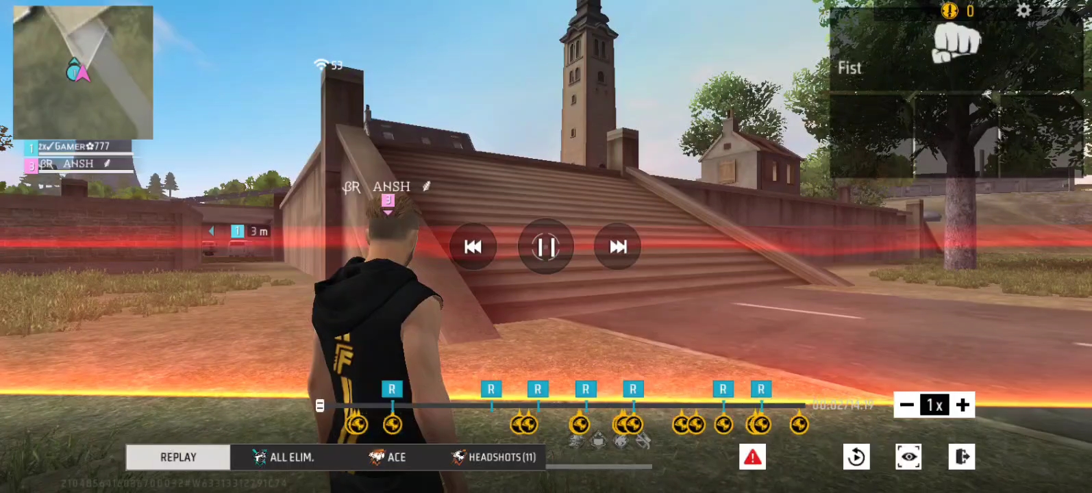 Free fire 1 vs 2 clutch