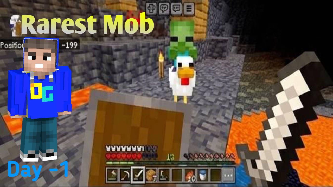 I found Minecraft Rarest Mob #4 Finale