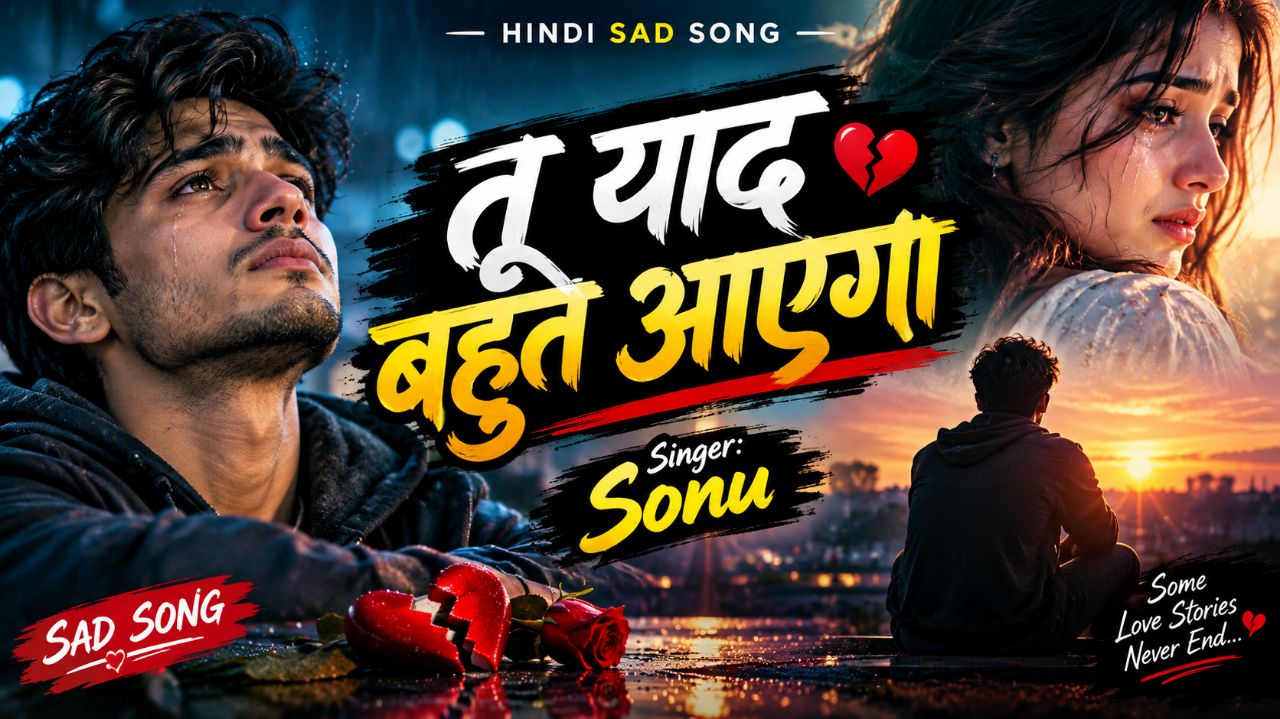तू याद बहुत आएगा 💔 | Hindi Sad Song 2026 | Heart Touching Sad Song | Singer Sonu