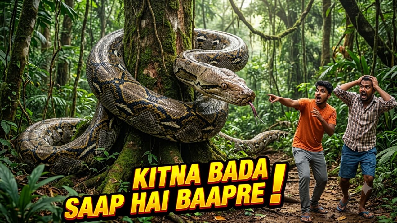 duniya ka sabse bada saap?! 😱 | Home Vlog / Adventure