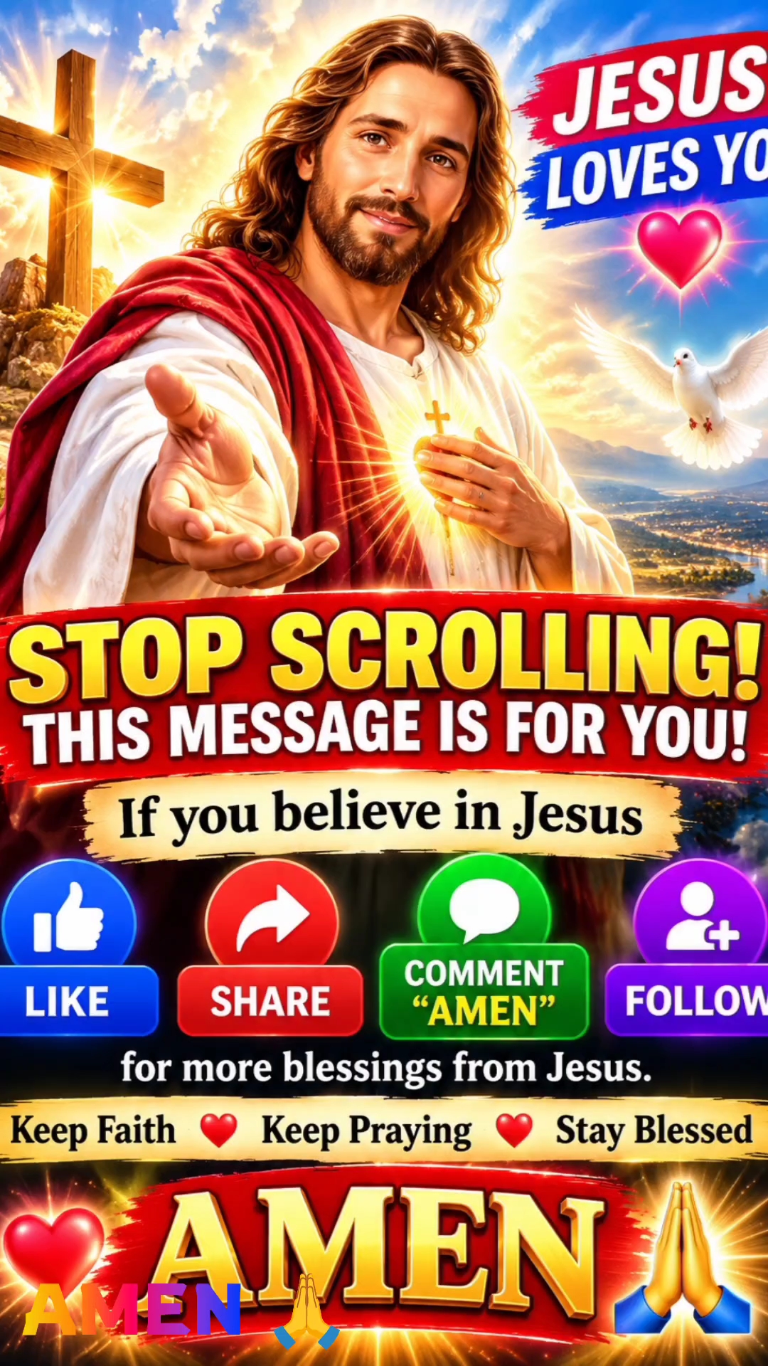 ✝️ Jesus Is Calling You — Listen to His Message 🙏❤️